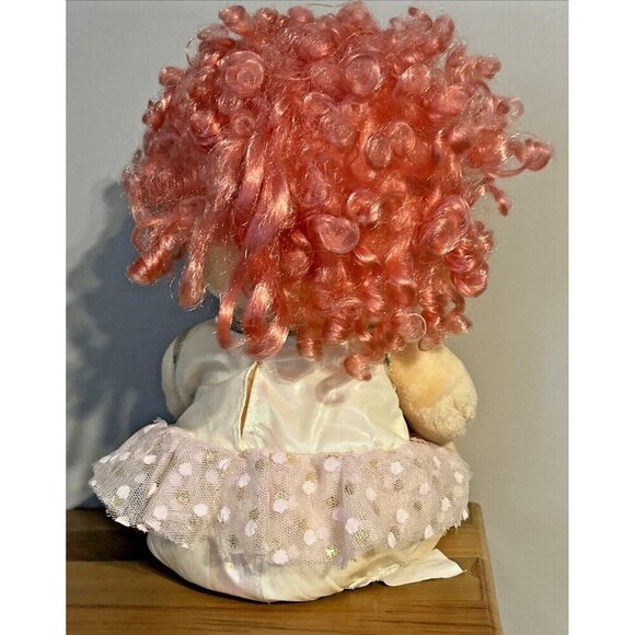 Vintage Kenner Hugga Bunch Huggins Doll Plush 1985 Original Clothing dress-READ - Picture 7 of 16